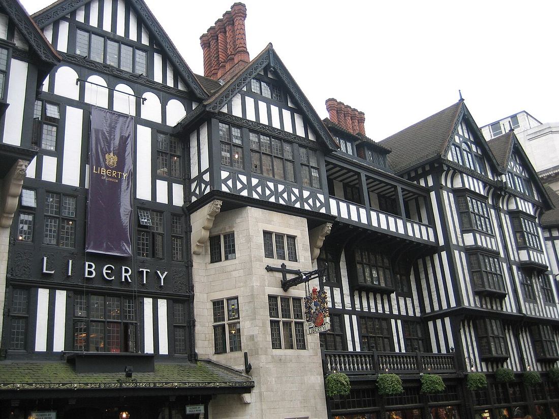 Liberty's Tudor-style timbered building